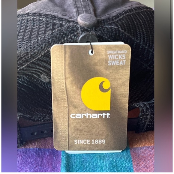 COPY - COPY - Carhartt adult baseball cap hat. NWT. Gray and black, adjustable. - Picture 5 of 8